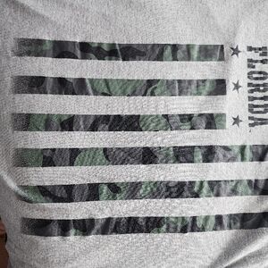 Women's University Of Florida Camo Flag Graphic Tee